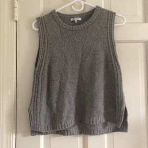 Madewell Grey Sweater Tank